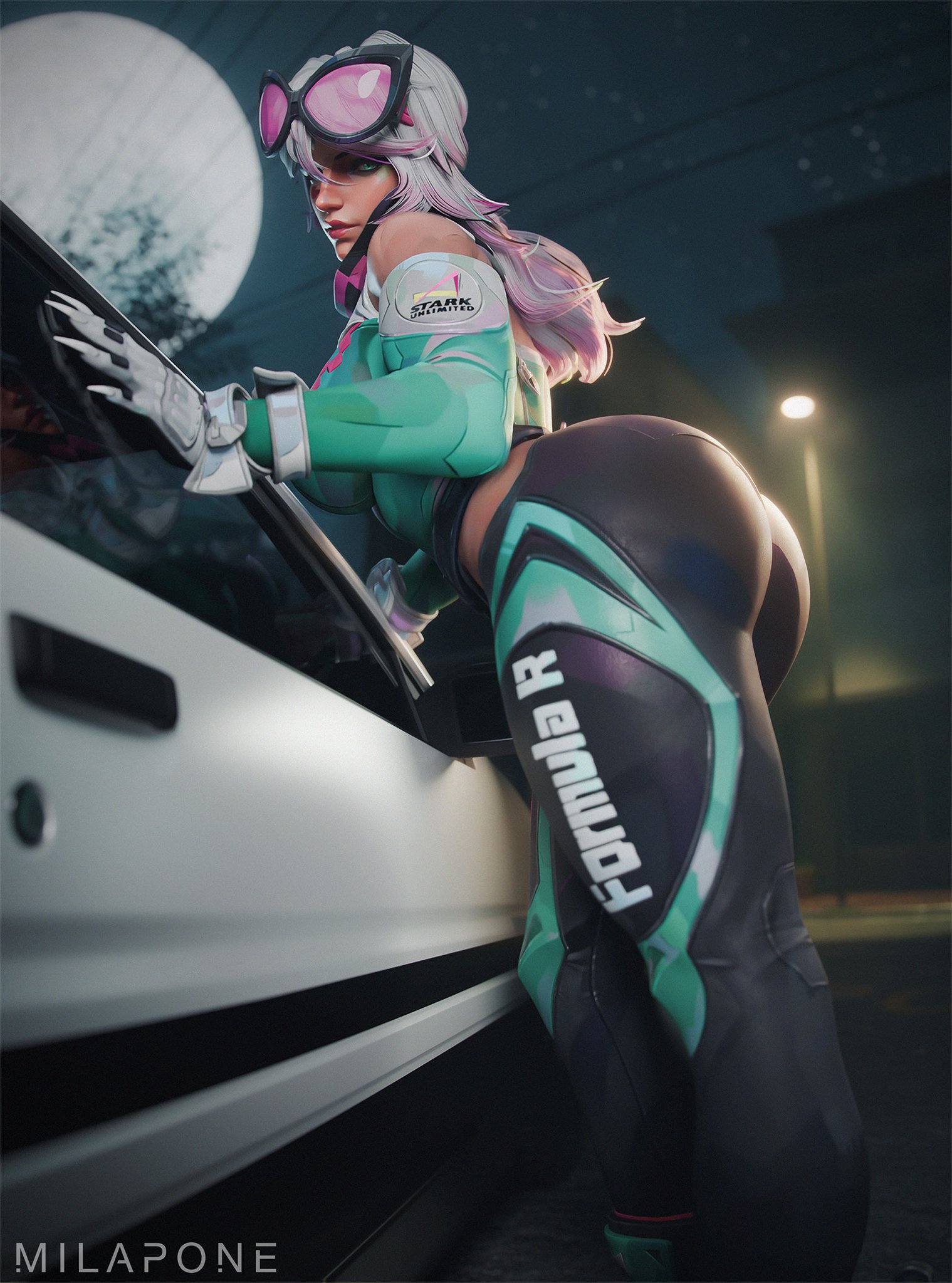 2026, 3d, absurd res, big ass, black cat (marvel rivals), black cat (marvel), black cat (wild card), felicia hardy, fully clothed, marvel, marvel comics, marvel rivals, milapone, solo, spider-man (series)