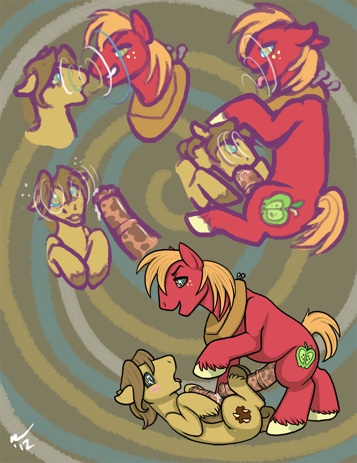 big_macintosh_(mlp) butterscotch commission earth_pony equine fenblack friendship_is_magic gay horse horsecock hypnosis isil male mind_control my_little_pony penis pony sex straight_hair what