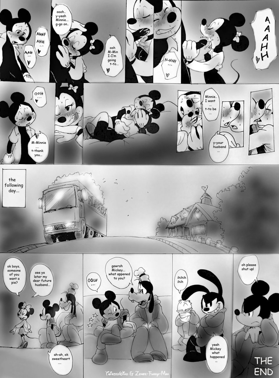 anthro brush cum disney donald_duck fellatio female goofy house_of_mouse kissing male mickey_mouse minnie_mouse monochrome mouse oral oral_sex oswald_(character) oswald_the_lucky_rabbit penis public_domain rodent sex submissive twistedterra