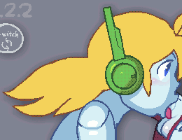 animated, balls, blonde hair, blowjob, cave story, curly brace, deepthroat, fellatio, female, genitals, grey skin, gynoid, handjob, humanoid, irrumatio, machine, male, noill, oral, oral penetration, oral sex, penis, penis in mouth, quote (cave story), robot, robot joints, testicles, tongue, tongue out, tongue out blowjob, tonguerntongue