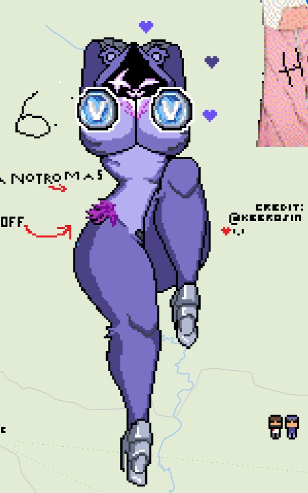 arms behind head, censored nipples, fortnite, kerosin, pixel art, raven team leader, vbucks, wplace
