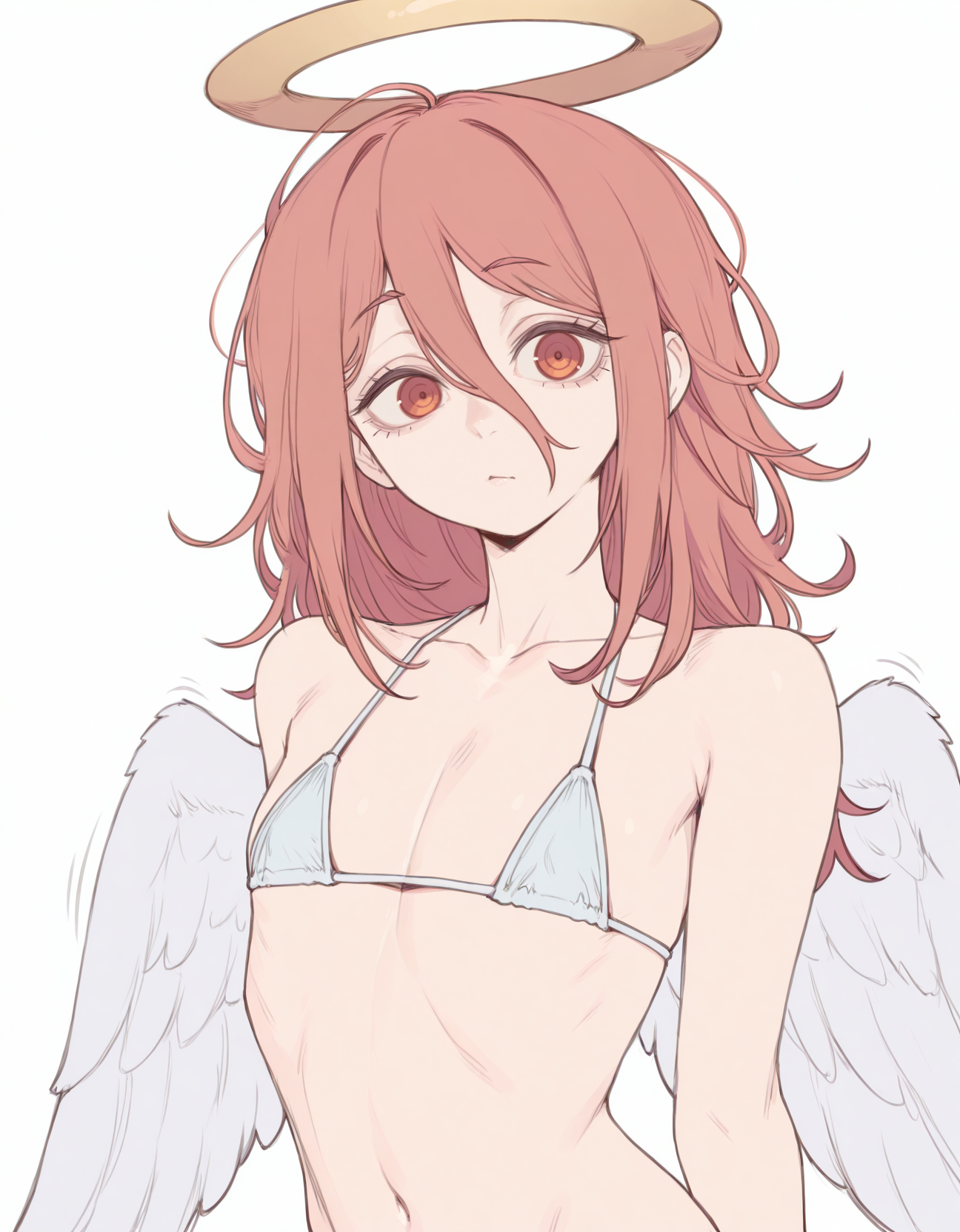 2boys, ai generated, anal, androgynous, angel, angel devil (chainsaw man), angel wings, balls, black jacket, black necktie, blush, bra, business suit, chainsaw man, collared shirt, comic, comic page, cum, devil, dizzyarts, english text, erection, feathered wings, feathers, femboy, feminine male, feminization, formal, gaping, gaping anus, halo, hand on hip, holding, holding weapon, instant loss, jacket, large penis, male, male focus, male only, multiple boys, necktie, nipples, nude, open mouth, orange eyes, orange hair, otoko no ko, pants, penis, penis size difference, pink hair, red eyes, red hair, sex, shirt, shirt tucked in, short hair, shorts, sissy, stomach bulge, strangling, suit, testicles, tongue, tongue out, trap, twink, uncensored, weapon, white shirt, white wings, wings, yaoi