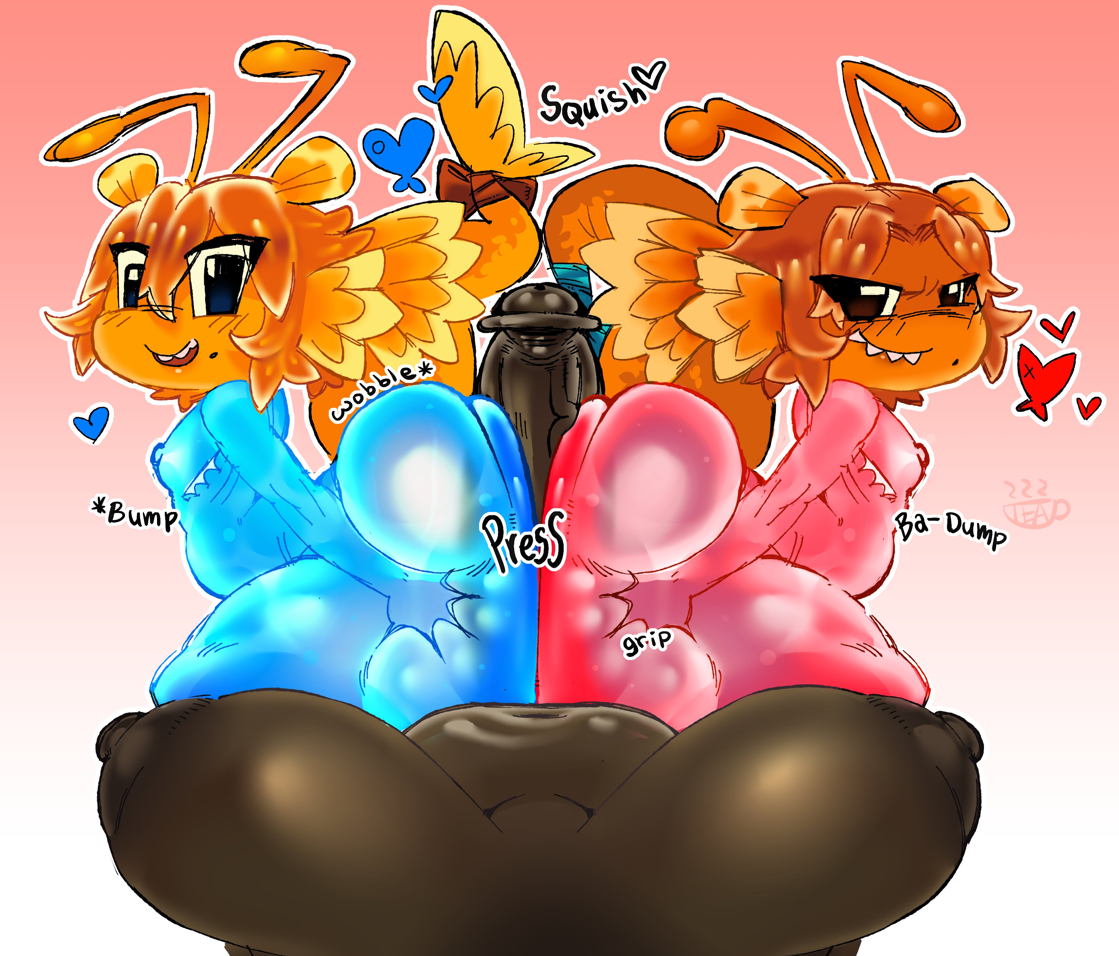 1futa, 2cuntboys, assjob, big ass, big penis, buttjob, collaborative hot dogging, commission, cuntboy, cuntboy on futa, dark-skinned futa, evil clone, futa is bigger, futanari, guppy (regretevator), hot dogging, intersex, looking at viewer, mastectomy scar, outercourse, penis, regretevator, roblox, roblox game, tagme, teatimetrin, top surgery scars, transgender, transgender man