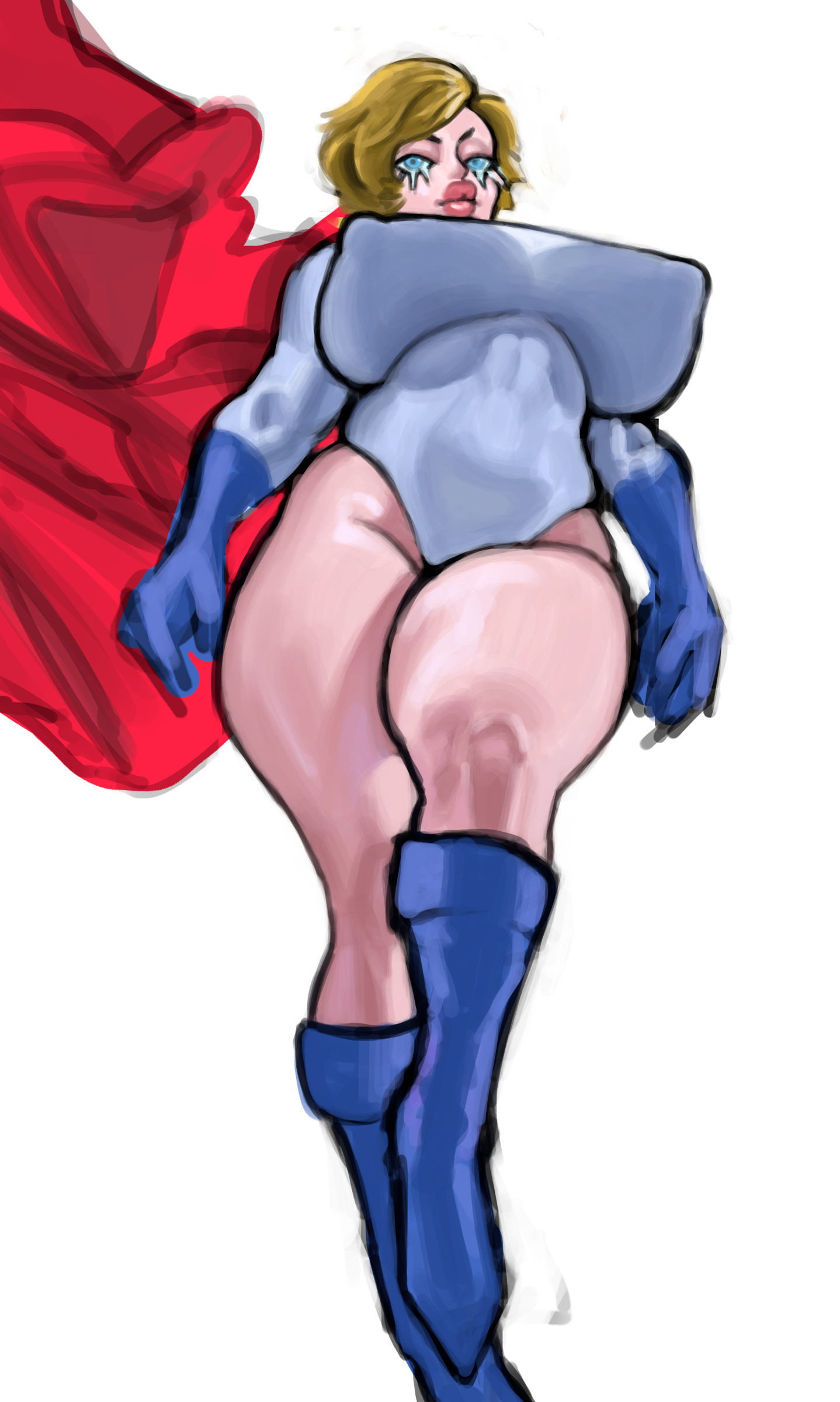 1girls, 2025, 2d, 2d (artwork), 2d artwork, adych, big breasts, big hips, big lips, big nipples, big thighs, blonde female, blonde hair, blonde-haired female, blue eyes, boots, breasts, color, colored, costume, dc, dc comics, eyebrows, eyelashes, eyes, female, female focus, gloves, hair, hips, huge boobs, huge breasts, light body, light skin, light-skinned female, lips, looking over breasts, nipples, nipples bulge, no pants, pale, pale body, pale skin, pale-skinned female, power girl, short hair, superhero, superheroine, superman (series), tagme, thick hips, thick thighs, thighs, tight clothes, tight clothing, yellow hair