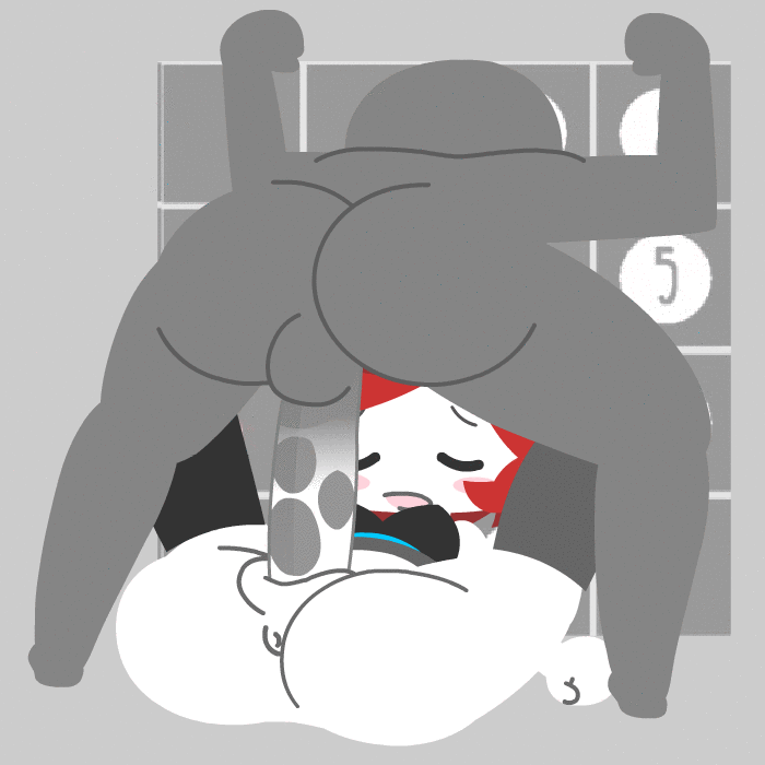 1boy 1girls animated female game male minus8 numbers sex tagme