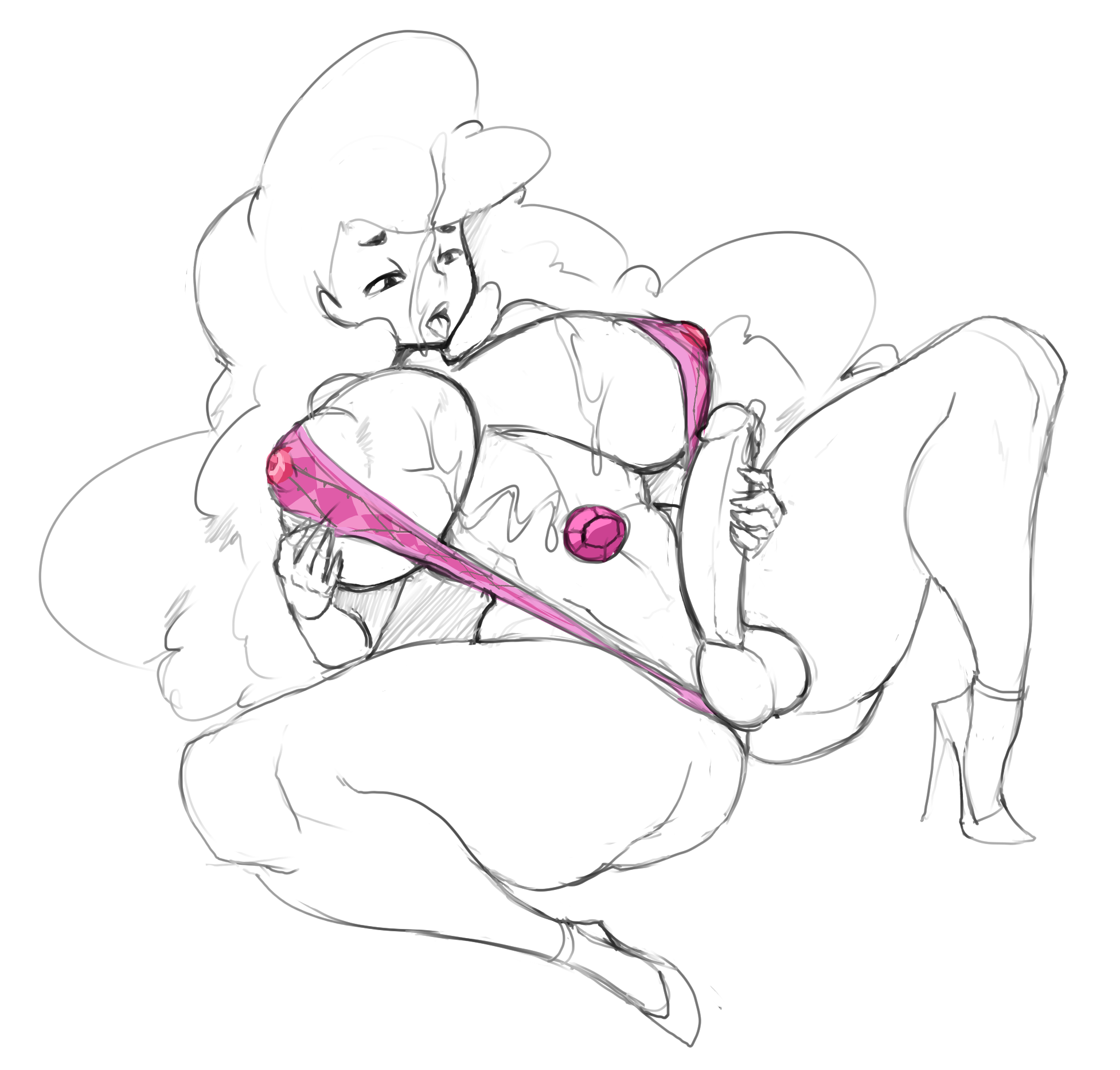 1futa, balls, big breasts, big penis, breasts, cartoon network, child bearing hips, clothed, clothing, cum, cum on body, cum on breasts, cum on face, erection, fusion, futa only, futanari, grabbing own breast, high heels, huge breasts, intersex, masturbation, mostly nude, penis, slingshot swimsuit, smooth balls, smooth penis, solo, steven universe, stevonnie, strappy heels, thecon, thick thighs