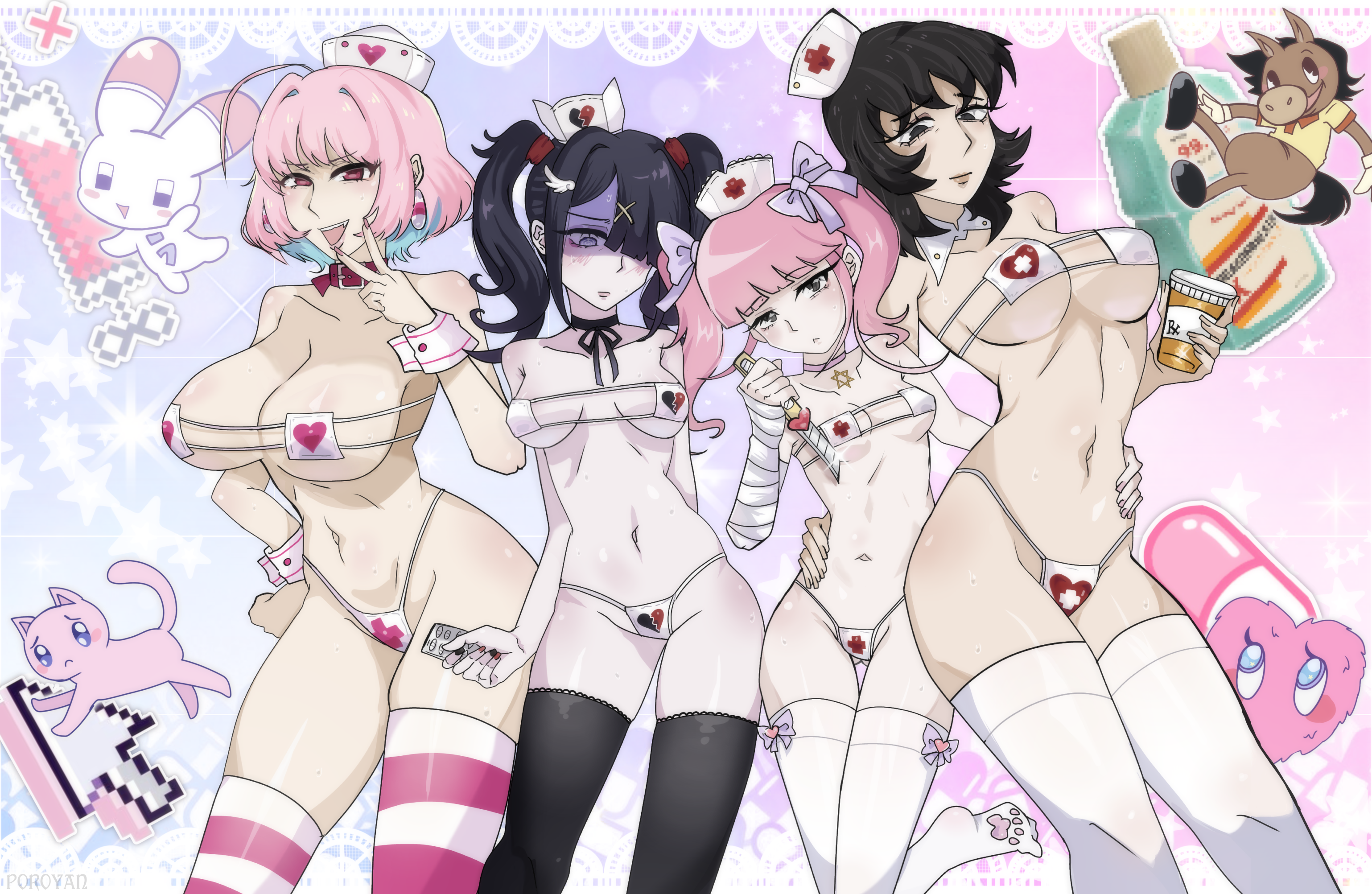 A satisfied smile a secret she'd keep