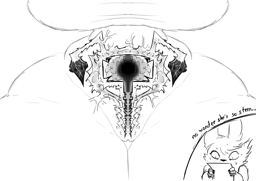 big breasts, big hips, breasts, female, miss p (yobaba), ozzy (yobaba), tagme, the evil fucking womb of agony and pain and evil demise, thick thighs, wide hips, x-ray, x-ray view, yobaba