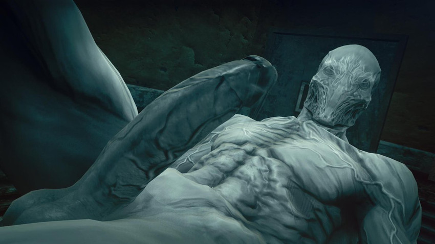 16:9, 1boy, alien, big penis, demon, eyeless, faceless character, faceless male, genitals, ghost, humanoid, humanoid genitalia, humanoid penis, kashidingspot, large penis, male, male only, monster, muscular, muscular humanoid, muscular male, not furry, outlast, penis, solo, spirit, walrider, widescreen