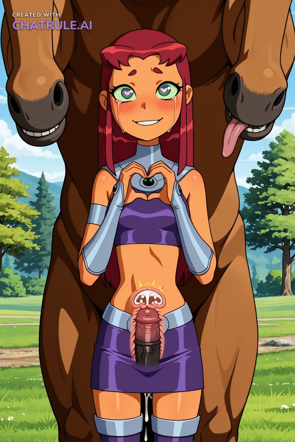 Starfire (Teen Titans) Rule 34 Image