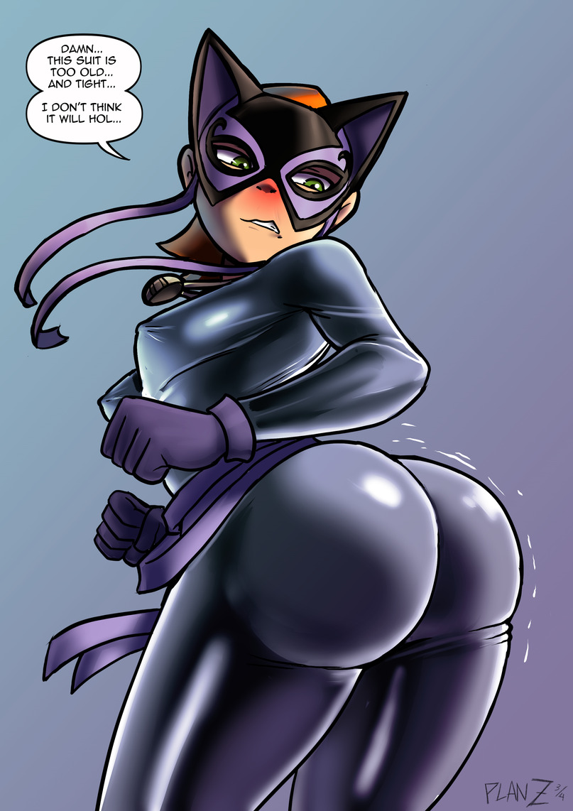 1girls, aged up, artist name, artist signature, ass, ass focus, background, ben 10, ben 10 (classic), big ass, blush, blushing, bodysuit, breasts, cartoon character, cartoon network, dialog, dialogue, english, english text, female, female ass, female ass focus, female focus, female only, ginger, ginger female, ginger hair, gloves, gluteal fold, gradient background, green eyes, green eyes female, green-eyed female, gwen tennyson, gwen tennyson (classic), human, human female, human only, large ass, light skin, light-skinned female, looking at ass, looking at butt, looking at own ass, looking at own butt, looking at self, looking back, looking down, lucky girl, mask, masked, masked female, motion lines, nipple bulge, nipples, pale skin, pale-skinned female, parted lips, planz34, purple gloves, shiny, shiny clothes, shiny clothing, simple background, solo, solo female, solo focus, speech bubble, standing, teeth, teeth clenched, text, text bubble, tight clothes, tight clothing, tight fit, tight pants