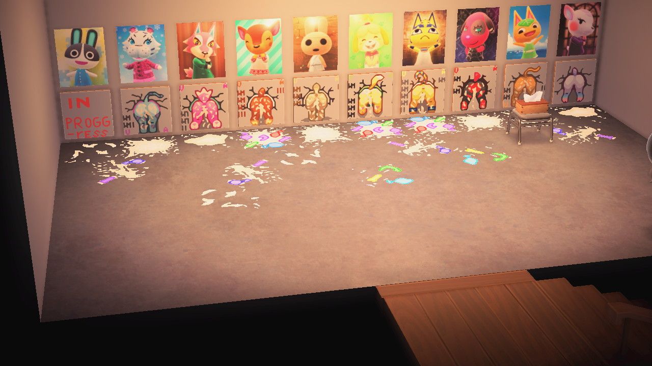 animal crossing, ankha, ankha (animal crossing), bianca (animal crossing), cherry (animal crossing), coco (animal crossing), condom, cum, cum inside, cum on ass, cum on floor, diana (animal crossing), dotty (animal crossing), fauna (animal crossing), female, freya (animal crossing), in game, isabelle (animal crossing), multiple females, multiple girls, screenshot, tangy (animal crossing), used condoms