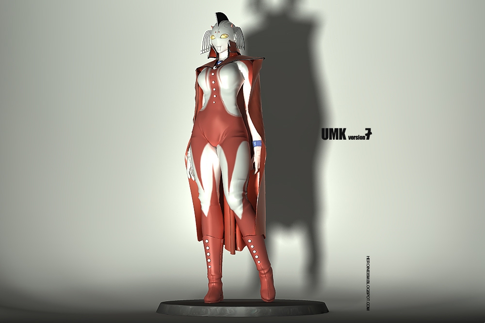 3d alien alien_girl hourglass_figure mother_of_ultra solo solo_female ultraman_(franchise) umk