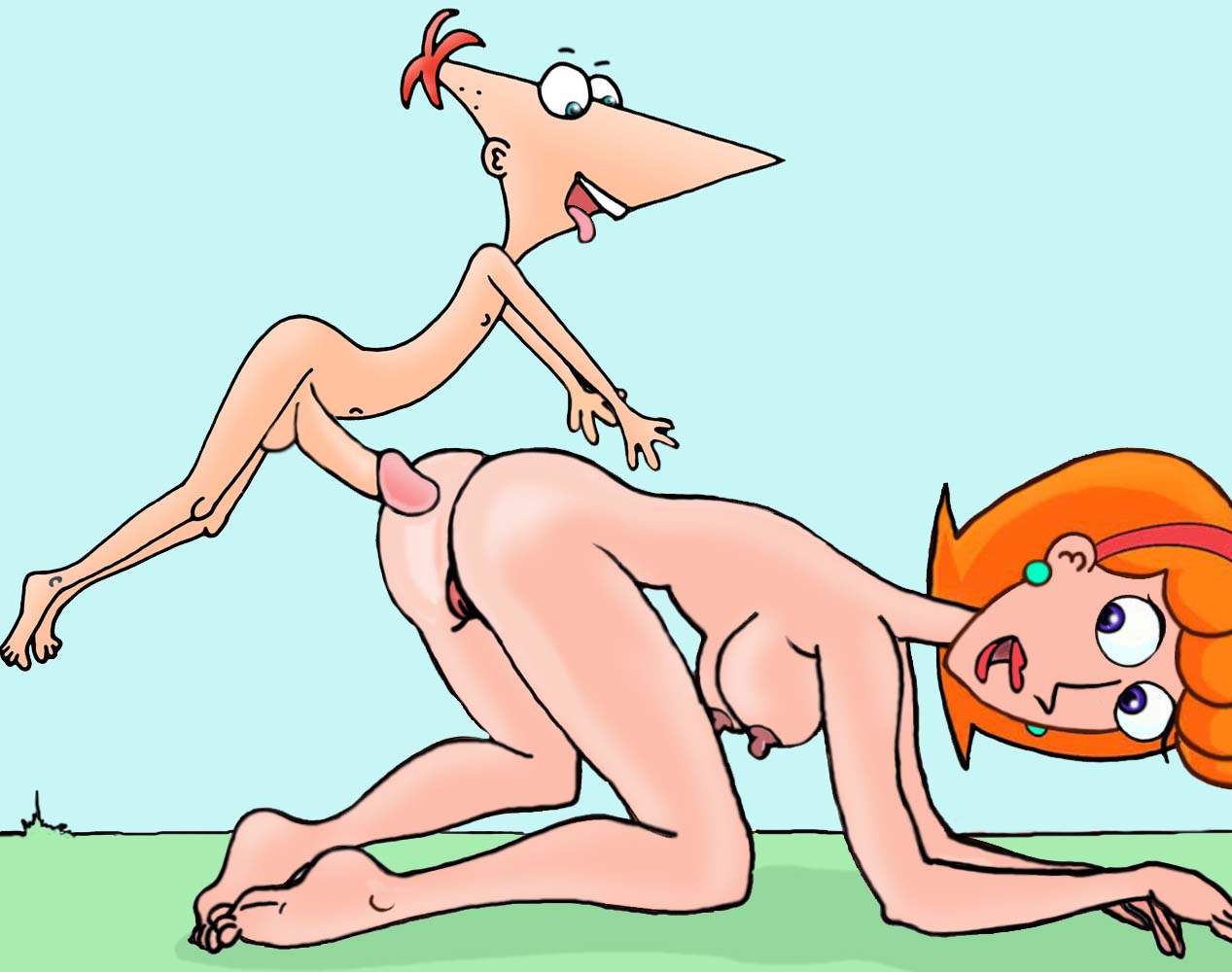 bad_anatomy disney disney_channel disney_xd female human incest light-skinned_male linda_flynn-fletcher male nipples phineas_and_ferb phineas_flynn straight tagme