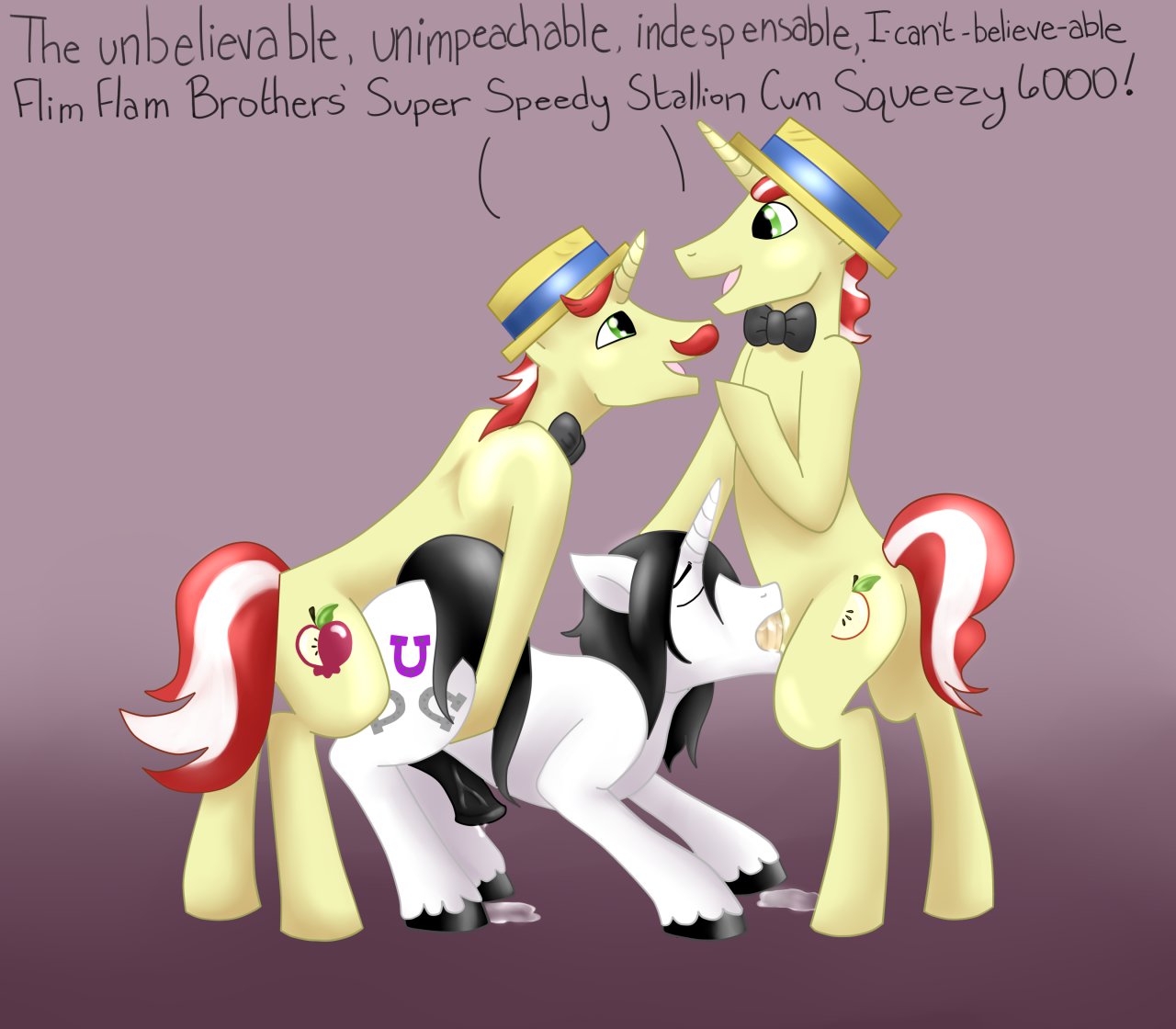 brauner flam flim friendship_is_magic male_only my_little_pony straight_hair