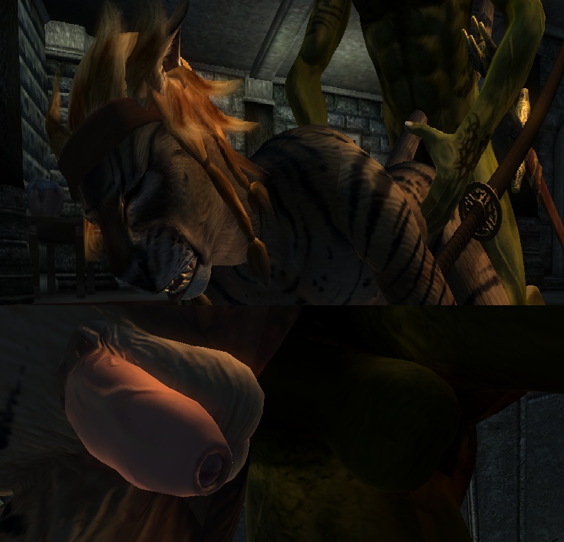 garry's_mod gay khajiit khajiit_male male male/male male_only multiple_males oblivion orc orc_male the_elder_scrolls yaoi