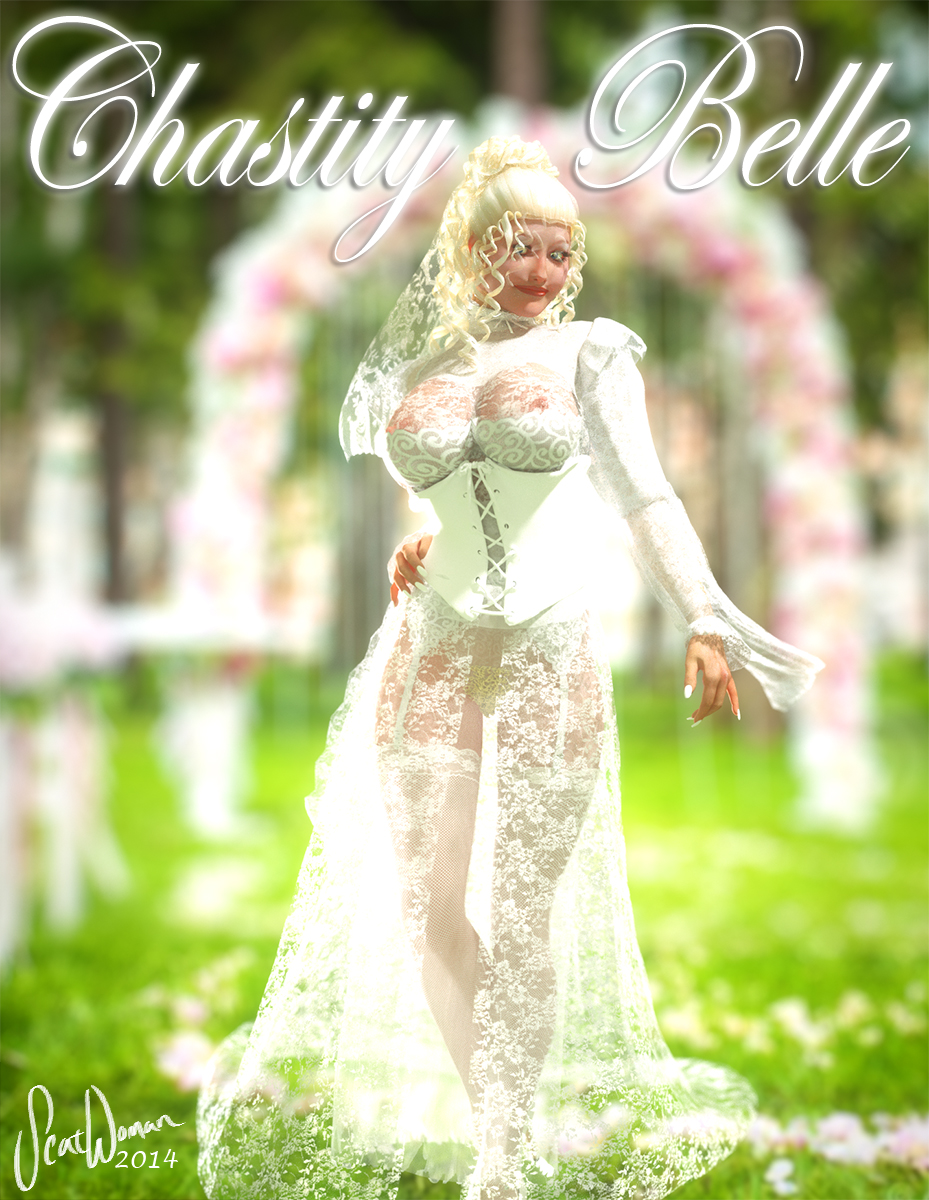 3d blonde_hair blue_eyes bridal bride dress fishnet_stockings lace nipples pale_skin pubic_hair scatwoman see-through stockings thighhighs wedding wedding_dress