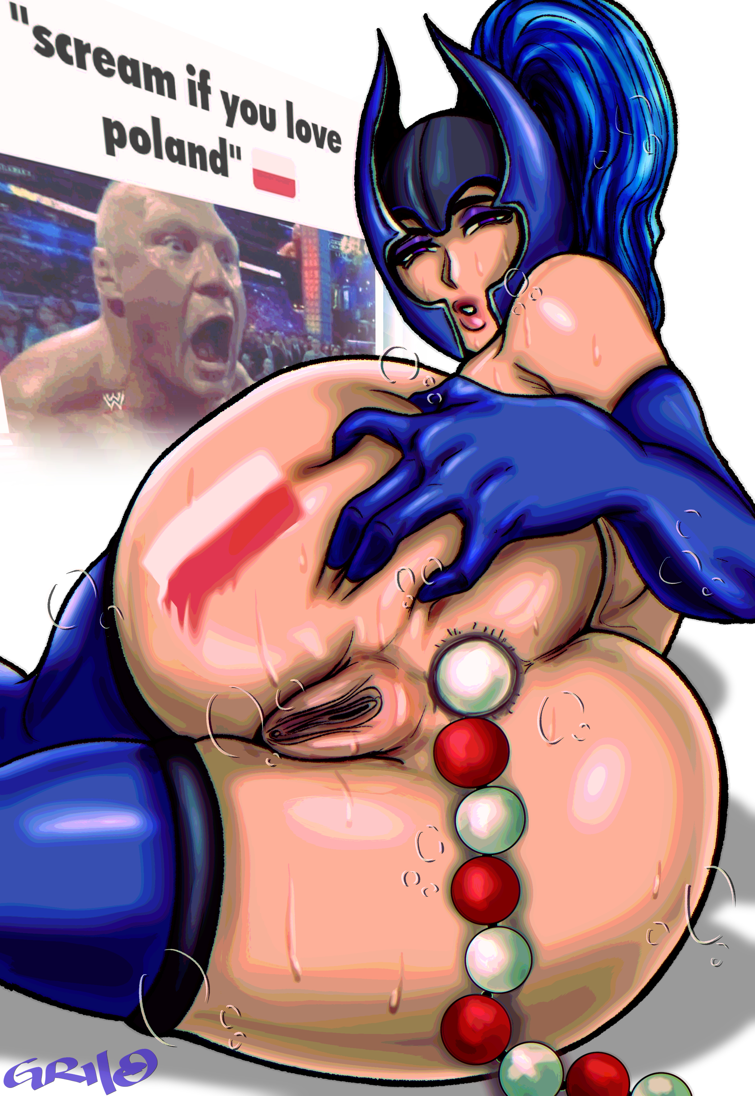 anal, anal beads, big ass, dota, dota 2, luna (dota), pawg, poland, polish, solidusgrilo, valve
