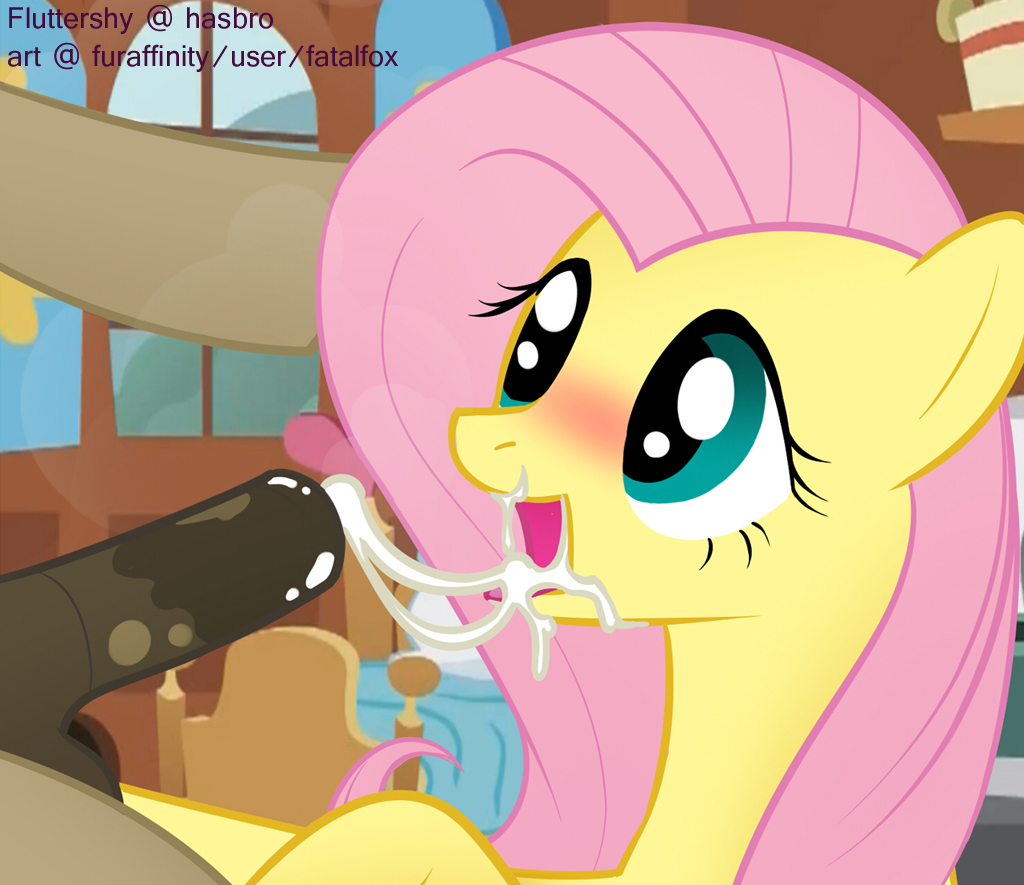 doctor_whooves fatalfox feral fluttershy_(mlp) friendship_is_magic my_little_pony pink_hair smooth_skin