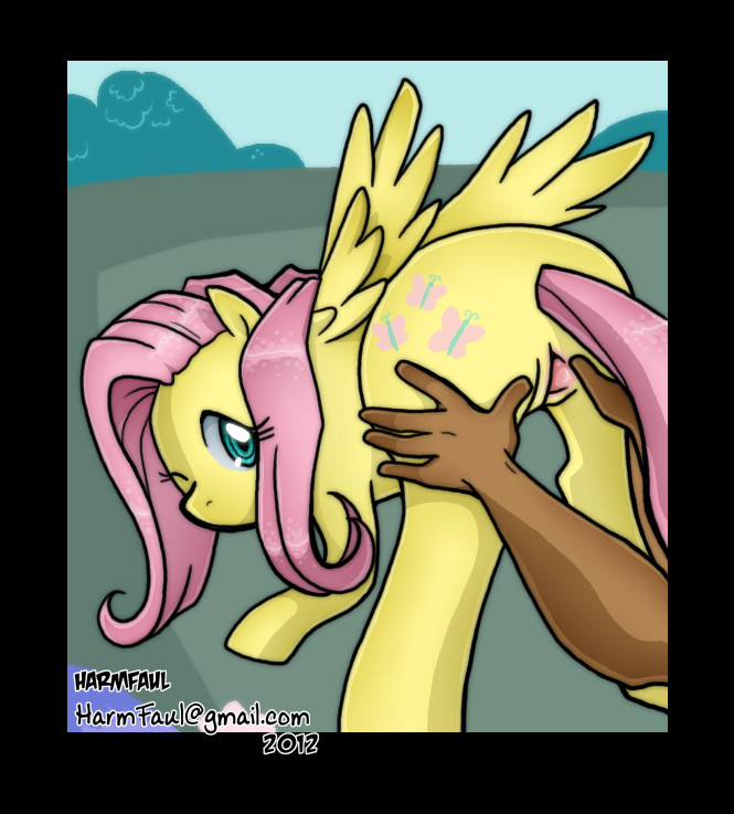 feral fluttershy_(mlp) friendship_is_magic harmfaul my_little_pony smooth_skin zoophilia