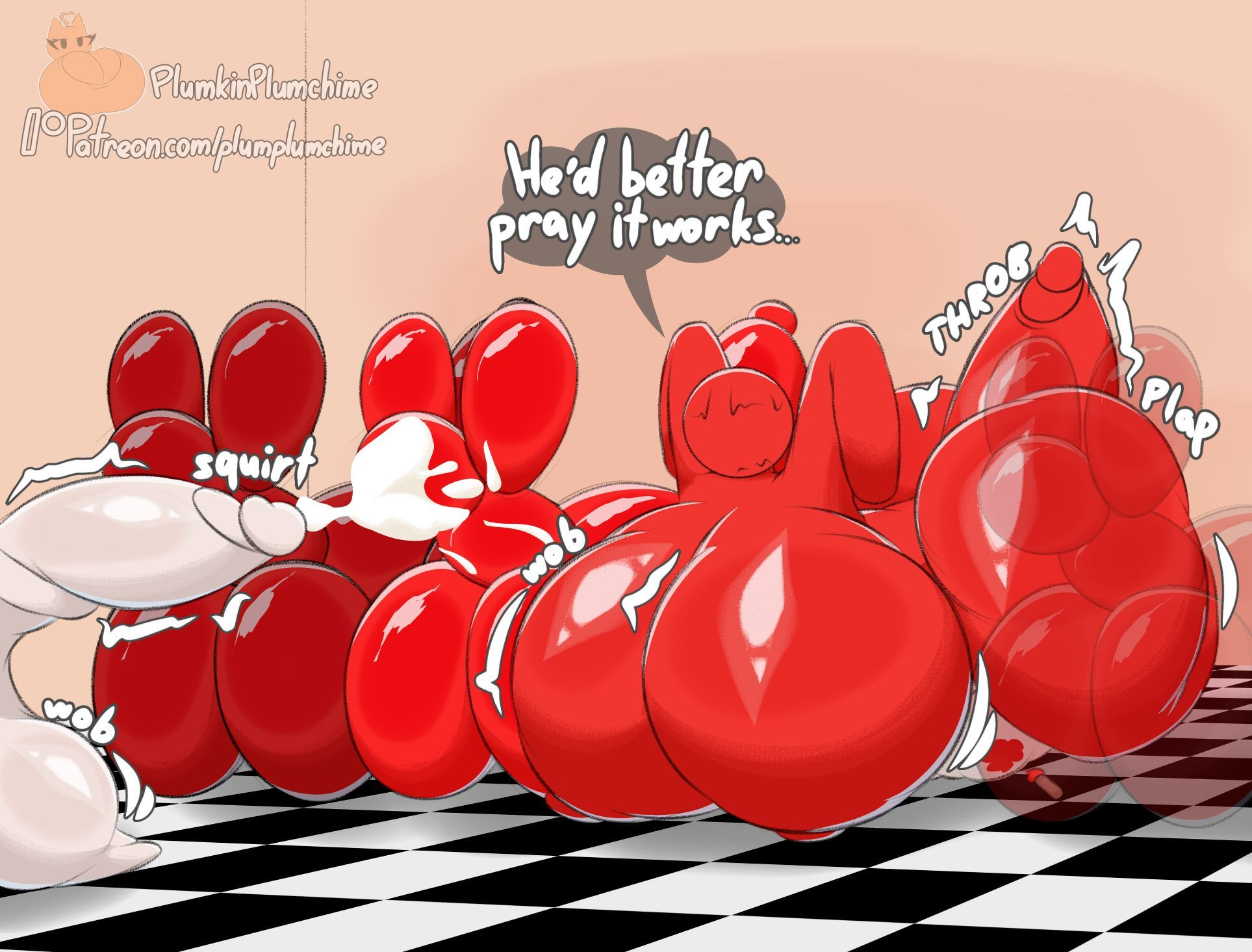 1girl2boys, 1girls, 2boys, ass, balloon, balloons, balls, ballsack, between buttocks, big ass, big balls, big breasts, big butt, big penis, big testicles, big thighs, bigger female, breasts, cum, cumming, cumshot, dick, enormous ass, enormous breasts, enormous butt, enormous thighs, gigantic ass, gigantic breasts, gigantic butt, gigantic thighs, huge ass, huge balls, huge breasts, huge butt, huge cock, huge testicles, huge thighs, humanoid, hyper, hyper ass, hyper balls, hyper breasts, hyper butt, hyper penis, hyper testicles, massive ass, massive balls, massive breasts, massive butt, massive thighs, meccha chameleon, on top, on top of another, painting, painting body, penis, plumkinplumchime, prey, testicles, throbbing penis