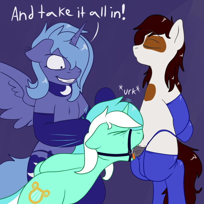 bondage friendship_is_magic lyra_heartstrings_(mlp) my_little_pony pipsqueak princess_luna_(mlp) skoon smooth_skin tagme