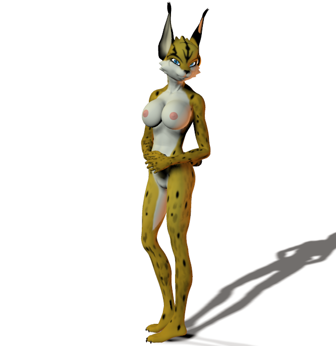 3d anthro miyu_lynx star_fox tagme transparent_background unrealfox