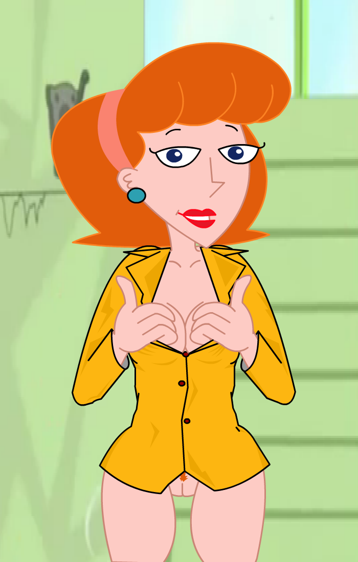 clothing disney female female_only human linda_flynn-fletcher phineas_and_ferb pubic_hair pussy solo tagme wasterland