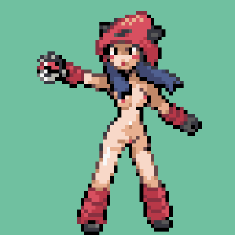 1girls blue_hair dodododo edit female_team_magma_grunt female_team_magma_grunt_(pokemon_rse) gloves green_background npc_trainer pixel_art pokemon pokemon_rse sprite team_magma team_magma_grunt team_magma_grunt_(female) team_magma_grunt_(pokemon_rse)