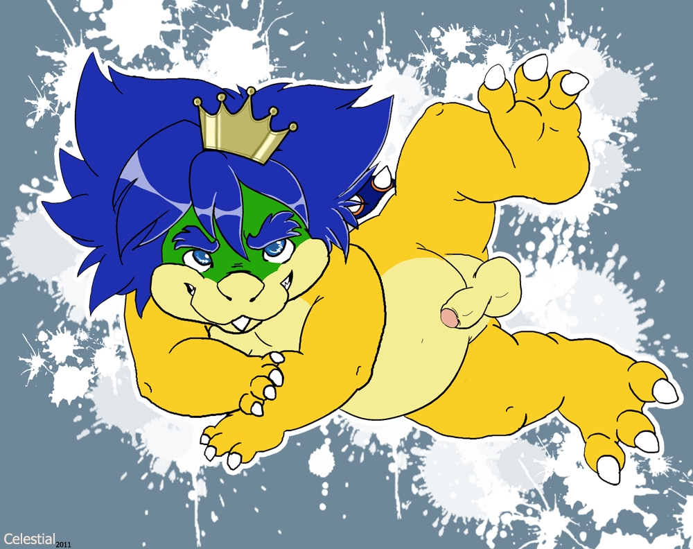 blue_hair celestial koopa koopaling koopalings ludwig_von_koopa male_only mario_(series) nintendo