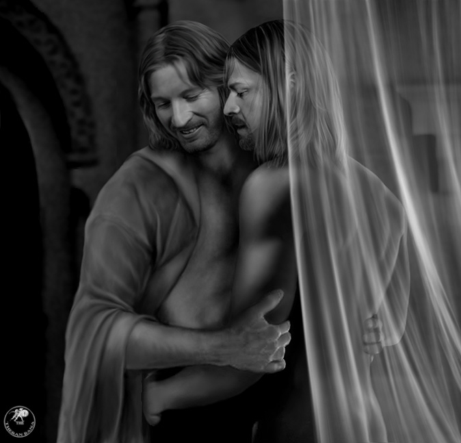 boromir brothers closed_eyes cmnm faramir gay incest lord_of_the_rings tagme yaoi