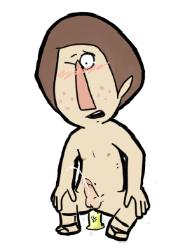 artist_request beedle blush brown_hair cum cumshot dildo dildo_in_ass freckles freckles_on_face male_only male_penetrating malesub masturbation nintendo penis squatting_cowgirl_position squatting_on_dildo the_legend_of_zelda the_legend_of_zelda:_the_wind_waker the_wind_waker unknown_artist white_background wind_waker yaoi