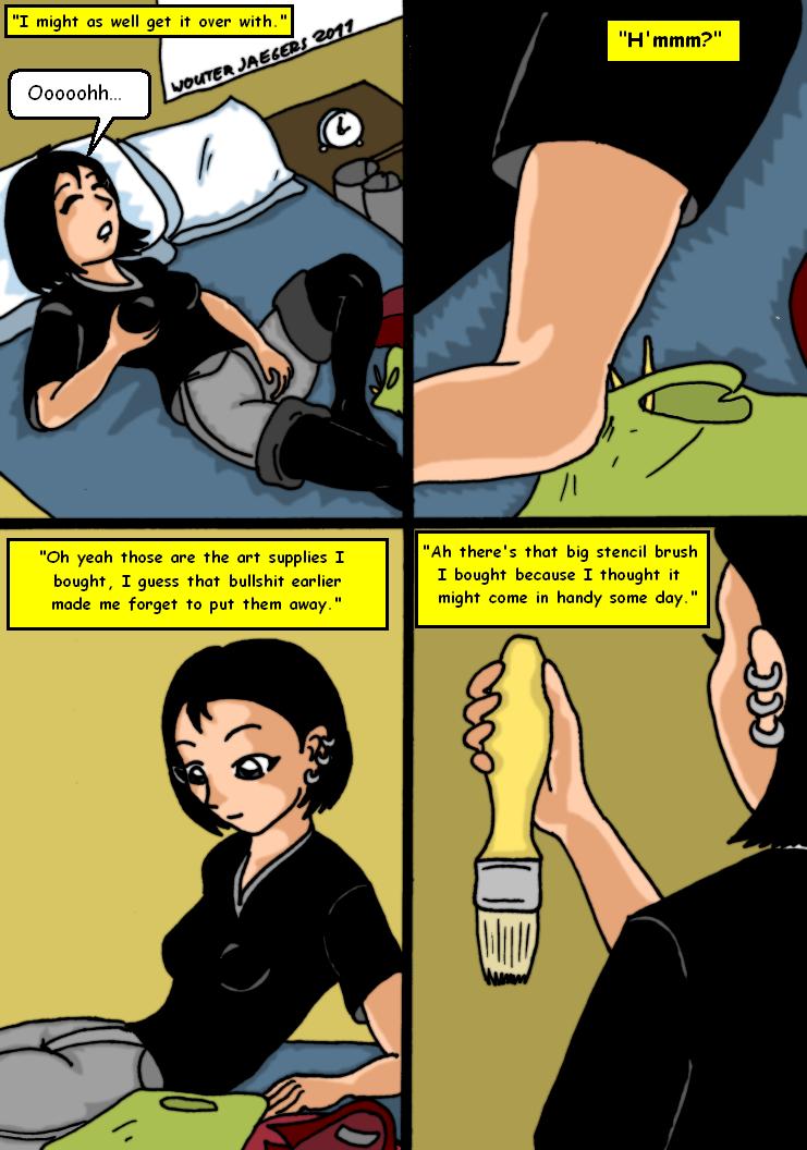 black_hair clothed_masturbation clothing comic daria daria_morgendorffer jane_lane masturbation saiyaman