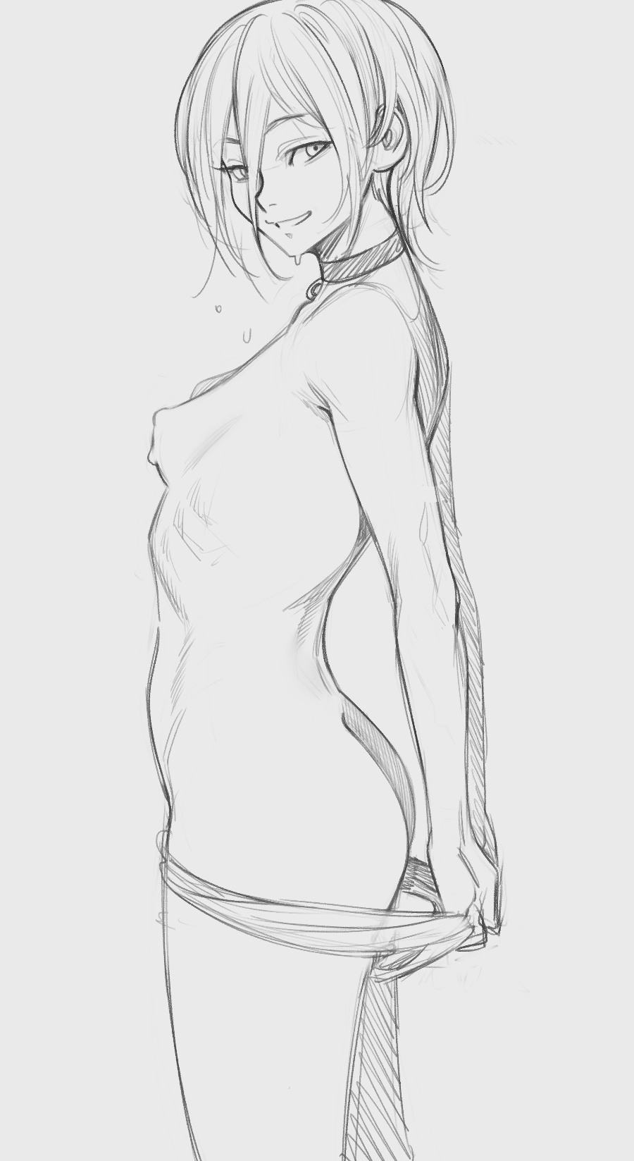 1girls, ass, breasts, chainsaw man, cheshirrr, female, nude, reze (chainsaw man), tagme, wet