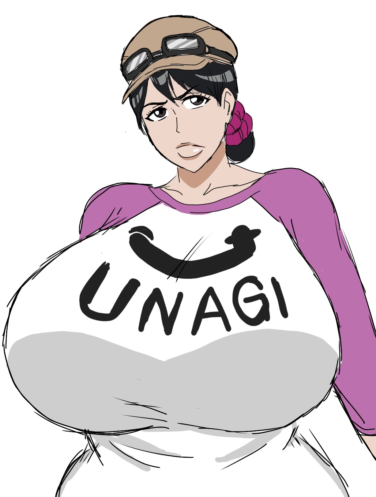 1girls, 2d, 2d (artwork), 2d artwork, alternate body type, alternate breast size, big breasts, black hair, black-haired female, bleach, breasts, breasts bigger than head, brown eyes, brown-eyed female, busty, busty female, clothed, clothed female, clothing, curvy, curvy body, curvy female, curvy figure, digital drawing (artwork), digital media (artwork), female, female focus, female only, feminine, feminine body, huge breasts, ikumi unagiya, japanese, japanese female, kissable lips, large breasts, light skin, light-skinned female, lips, mature, mature female, mature woman, milf, momiji (artist), proud, serious, serious face, serious look, shiny hair, simple background, solo, solo female, solo focus, tits bigger than head, unagiya ikumi, upper body, white background, woman focus, woman only, woman solo, words