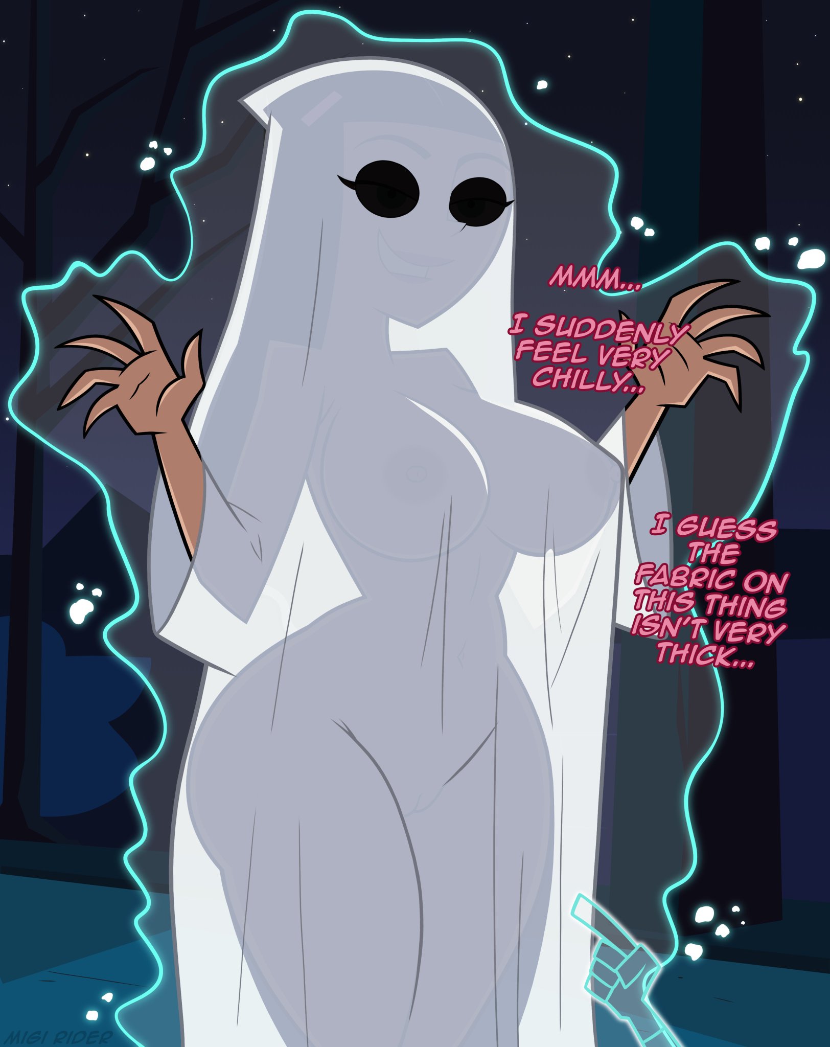 1girls, ass, big ass, big breasts, big thighs, breasts, bust, busty, chest, curvaceous, curvy, curvy figure, danny phantom, dark skin, dark-skinned female, digital media (artwork), female, ghost costume, halloween, halloween costume, hips, hispanic, hourglass figure, huge ass, huge breasts, huge thighs, large ass, large breasts, large thighs, legs, migi rider, nickelodeon, paulina sanchez, slim waist, tan body, tan skin, tan-skinned female, thick, thick hips, thick legs, thick thighs, thighs, voluptuous, waist, wide hips