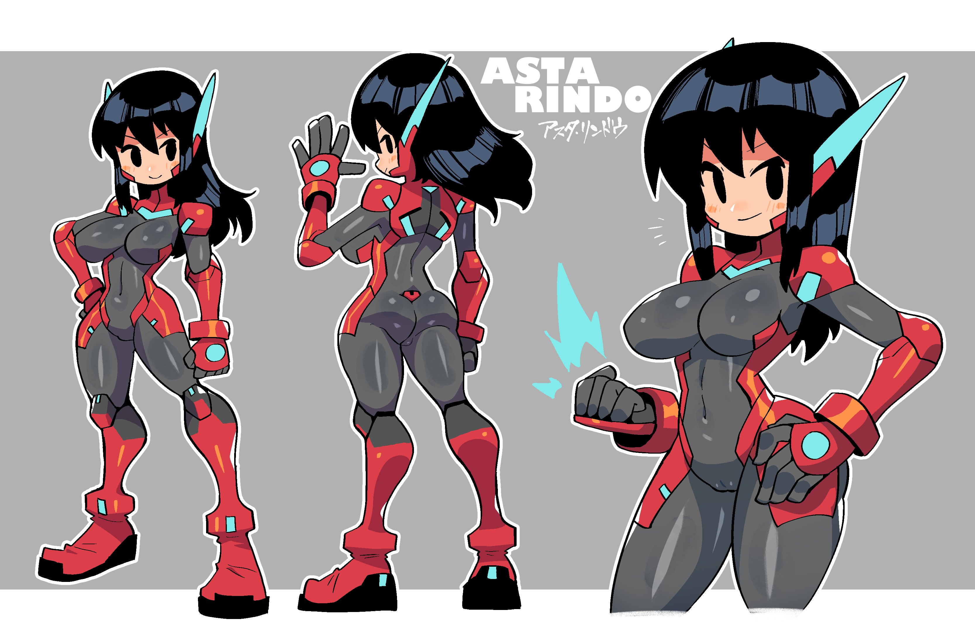 ass, asta (crap man), big breasts, breasts, bubble ass, bubble butt, cameltoe, crap-man, different angle, female, pussy, suit