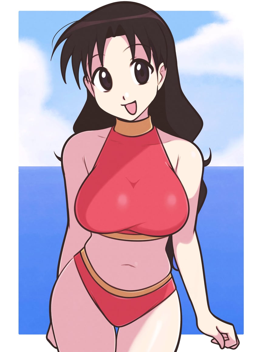 1girls artist_request azumanga_daiou tagme yukari_tanizaki