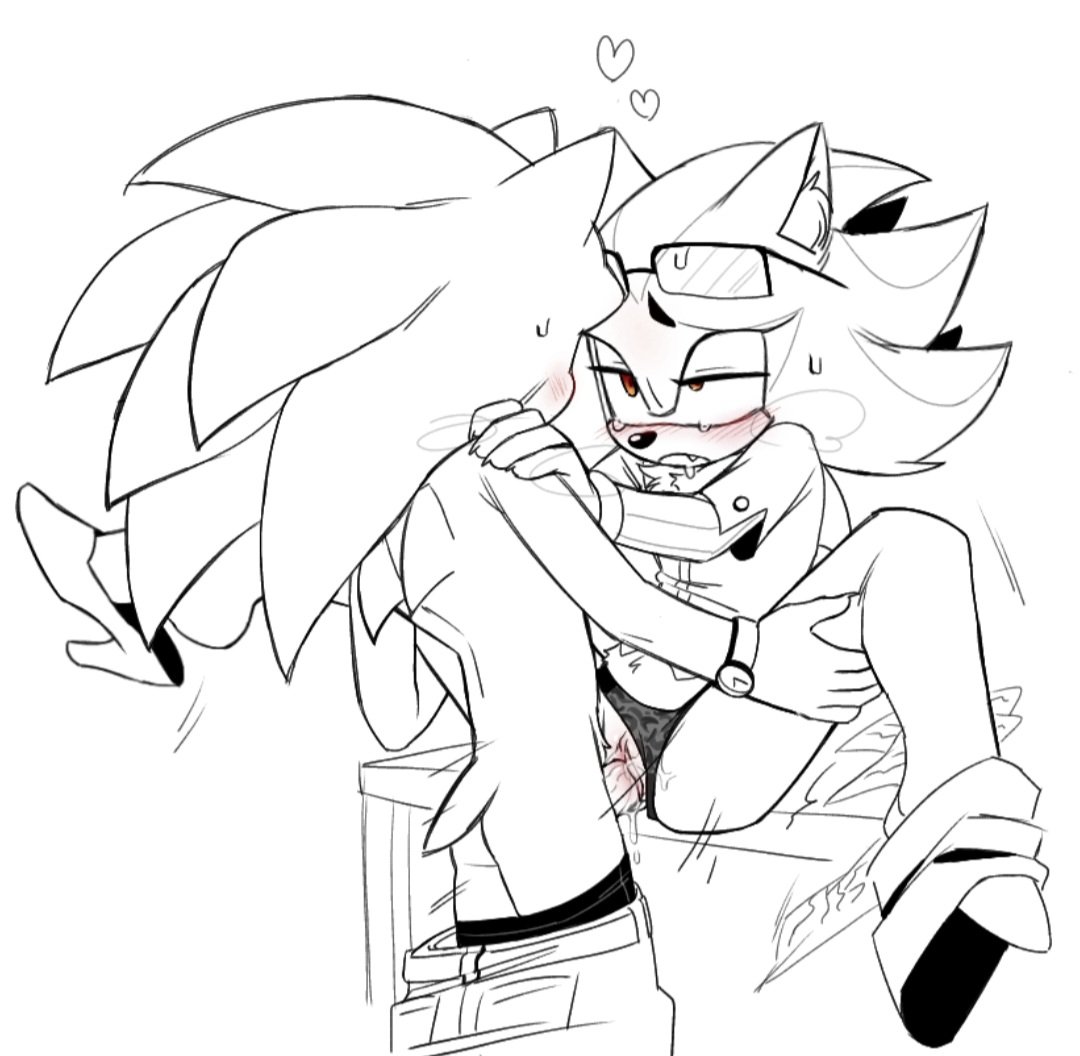 anthro, anthro male, anthro male on anthro male, anthro on anthro, cuntboy, cuntboy on male, cuntboy penetrated, cuntboy/male, furry, high heels, intersex, legs apart, looking pleasured, male, male/cuntboy, office siren, panties, panties aside, pants down, penis, pussy, russlanhub, sex, shadow the hedgehog, sitting, skirt, sonic (series), sonic the hedgehog, sonic the hedgehog (series), vaginal fluids, vaginal penetration, vaginal sex, wristwatch