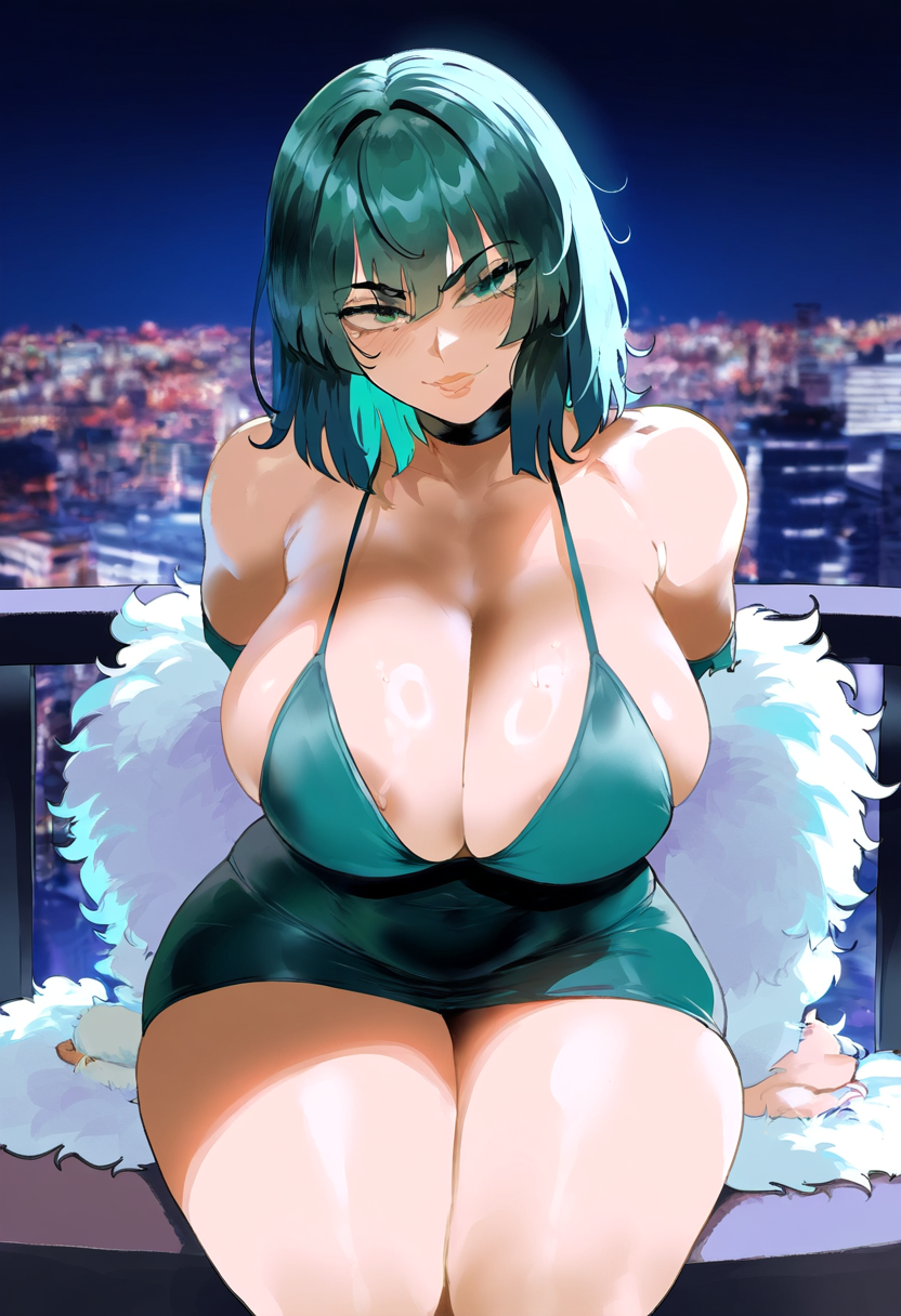 1girls, ai generated, ass, ass focus, big ass, big breasts, big butt, big thighs, breasts, clothing, dijiai, female, female only, focus, from front position, front view, fubuki (one-punch man), hourglass figure, light skin, light-skinned female, looking at viewer, one-punch man, round ass, round butt, solo, thick, thick ass, thick butt, thick legs, thick thighs, thighs, wide hips