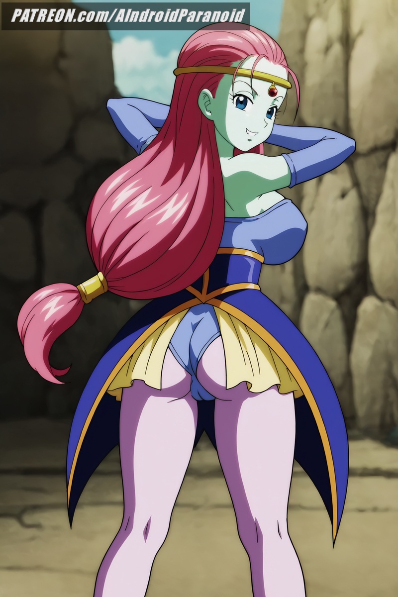 ai_generated aindroidparanoid ass ass_focus big_ass big_breasts big_butt busty cameltoe caway cleavage curvy cute dragon_ball dragon_ball_super fat_ass female female_only from_behind hips huge_ass huge_breasts large_ass large_breasts legs long_hair narrow_waist outdoors pink_hair slim_waist stable_diffusion thick_ass thick_thighs voluptuous waist wide_hips