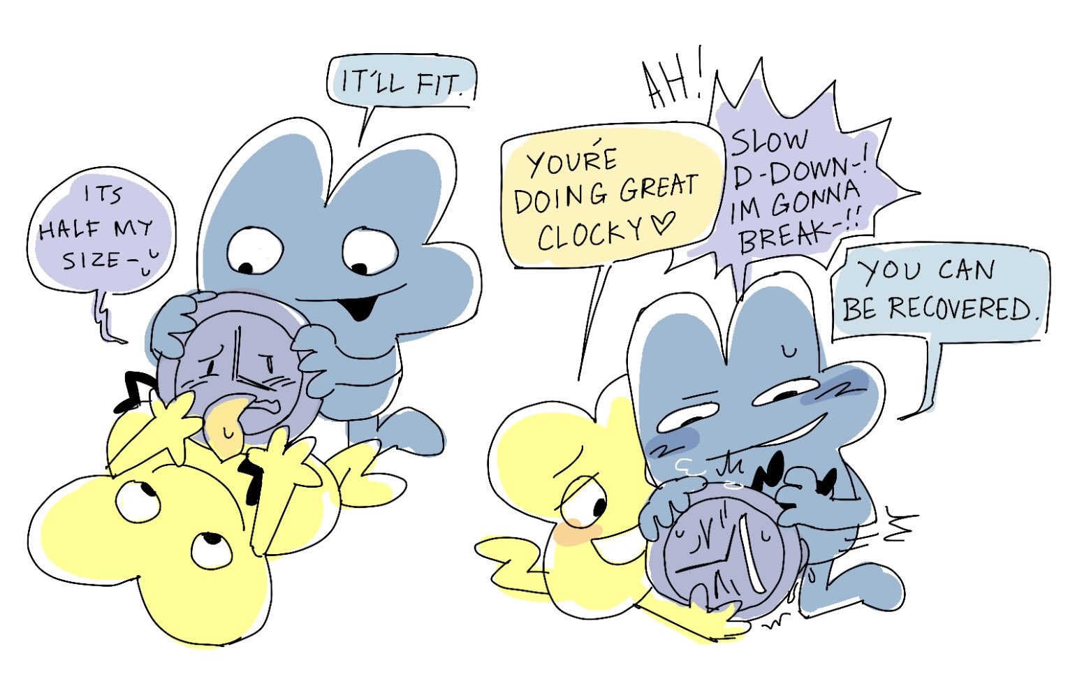 algebralien, battle for dream island, battle for dream island again, bfb, bfdi, bfdia, clock (bfdi), cum, dubious consent, four (bfb), object shows, penetration, tentacle penis, the power of two, tpot, x (bfb)