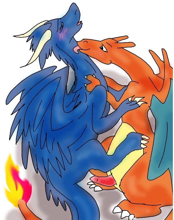 charizard dragon dragoness eragon female feral male nintendo penis pokemon pokemon_(species) safira straight suggestive