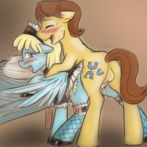 caramel_(mlp) female friendship_is_magic male my_little_pony penetration straight straight_hair the_master vaginal_penetration wind_whistler_(mlp)