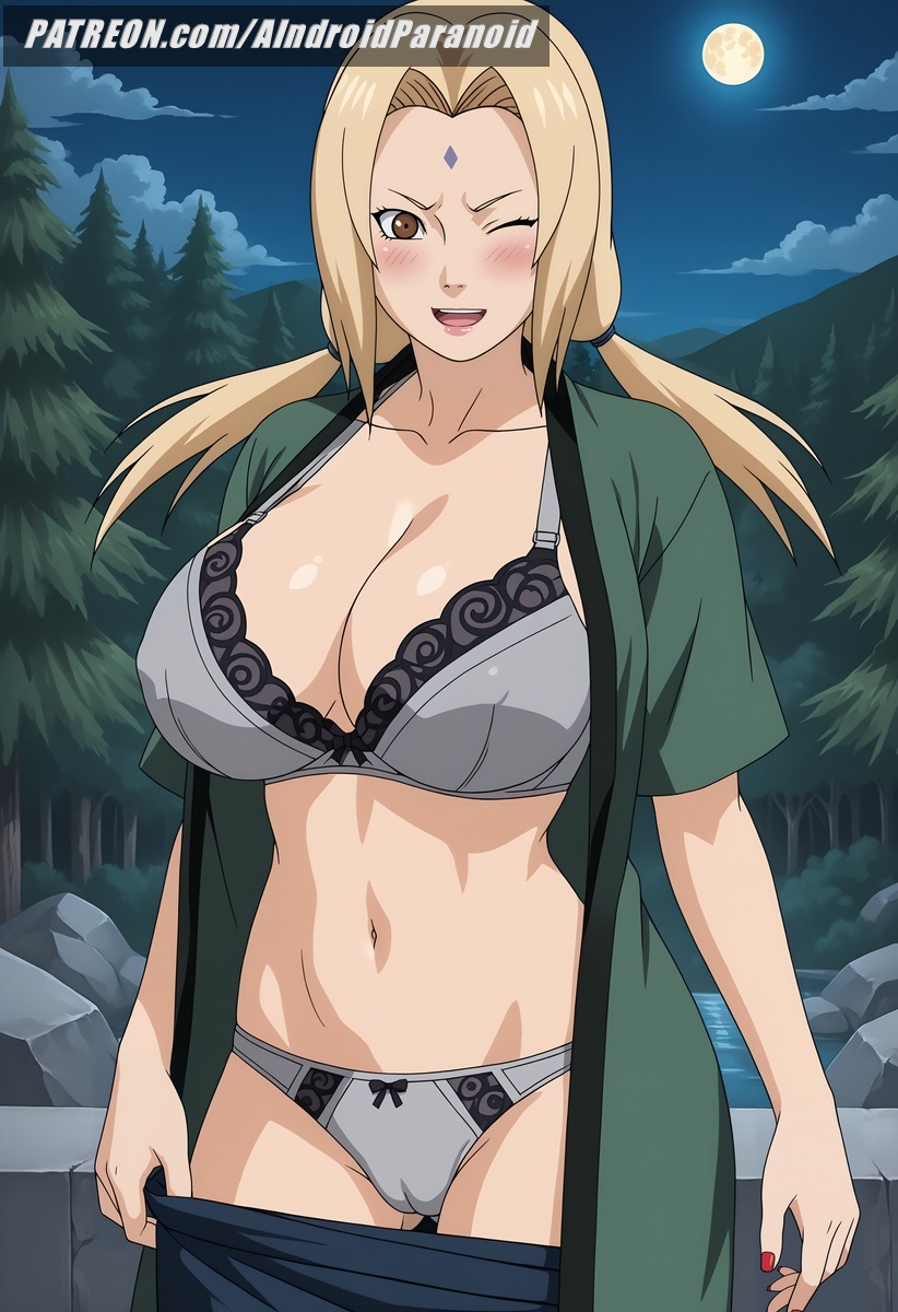 ai generated, aindroidparanoid, ass, big ass, big breasts, big butt, blonde hair, boruto: naruto next generations, breasts, brown eyes, busty, cameltoe, curvy, cute, fat ass, female, female only, gigantic breasts, hips, huge ass, huge breasts, large ass, large breasts, legs, lingerie, massive breasts, narrow waist, naruto, naruto (classic), naruto (series), naruto shippuden, pussy, slim waist, stable diffusion, thick ass, thick thighs, tsunade, voluptuous, waist, wide hips