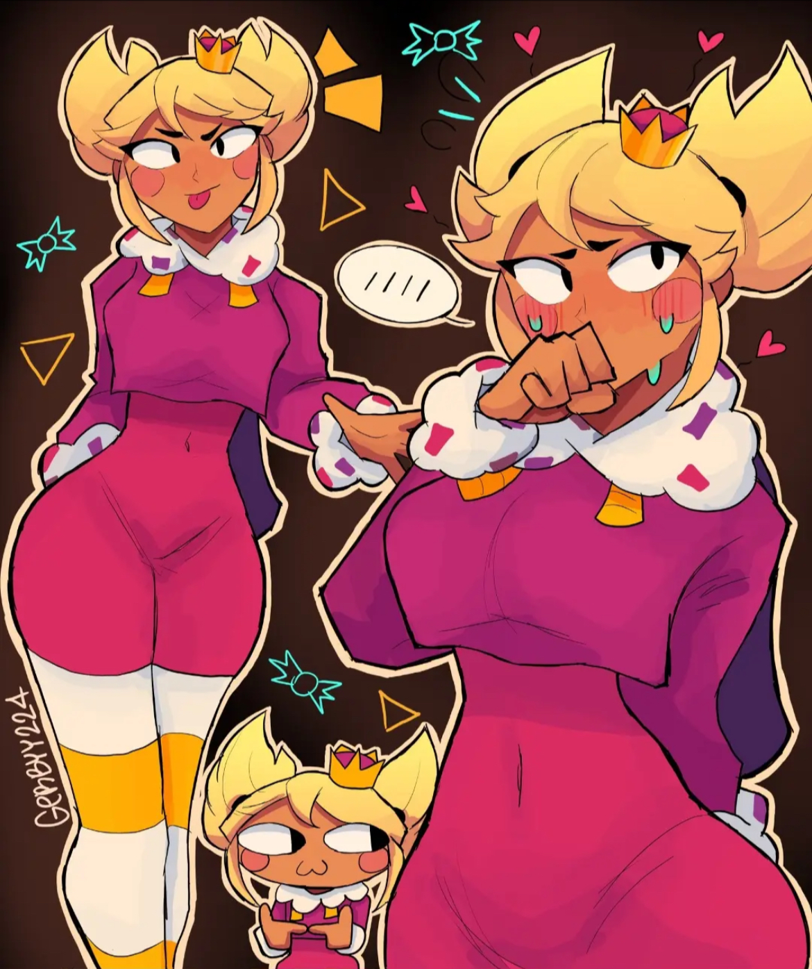 brawl stars, female, gerbyy224, mandy (brawl stars), tagme