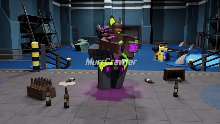 3d drunk_sex kaiju_paradise murrcrawler nightcrawler_(kaiju_paradise) roblox roblox_game self_upload tagme watermark witchbrew_(kaiju_paradise)