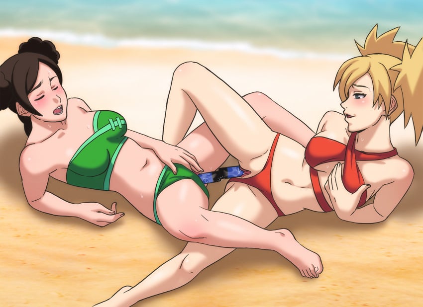 2girls ahe_gao ahegao bare_arms bare_legs bare_shoulders bare_thighs barefoot beach big_breasts bikini bikini_aside bikini_bottom bikini_bottom_aside bikini_top blonde_hair blush braided_bun braided_ponytail breast_grab breasts brown_hair cleavage clitoris closed_eyes dildo dildo_in_pussy double_bun duo duo_focus eronautics feet female female/female female_focus female_only fingering foureiz fully_clothed genital_fluids grabbing_own_breast green_bikini green_bikini_top green_eyes green_swimsuit hair_bun hair_buns hi_res high_resolution highres inner_sideboob lesbian lesbian_sex light-skinned_female light_skin long_legs looking_at_partner looking_pleasured midriff moan moaning moaning_in_pleasure multiple_girls mutual_yuri narrowed_eyes naruto naruto:_the_last naruto_(series) naruto_shippuden nose_blush ocean on_back on_side orgasm orgasm_face outdoors outside pale-skinned_female pale_skin panties_aside perky_breasts petite pigtails pleasure_face ponytail pussy pussy_ejaculation pussy_juice red_bikini red_bikini_bottom red_bikini_top red_swimsuit red_thong scissoring seaside sex sex_toy sex_toy_in_pussy shounen_jump shueisha sideboob small_breasts spiky_hair sweat sweatdrop sweating swimsuit teen teenage_girl teenager temari tenten thong tied_hair toes tribadism twintails uncensored vagina vaginal vaginal_fingering vaginal_insertion vaginal_masturbation vaginal_object_insertion vaginal_sex very_high_resolution yellow_hair yuri