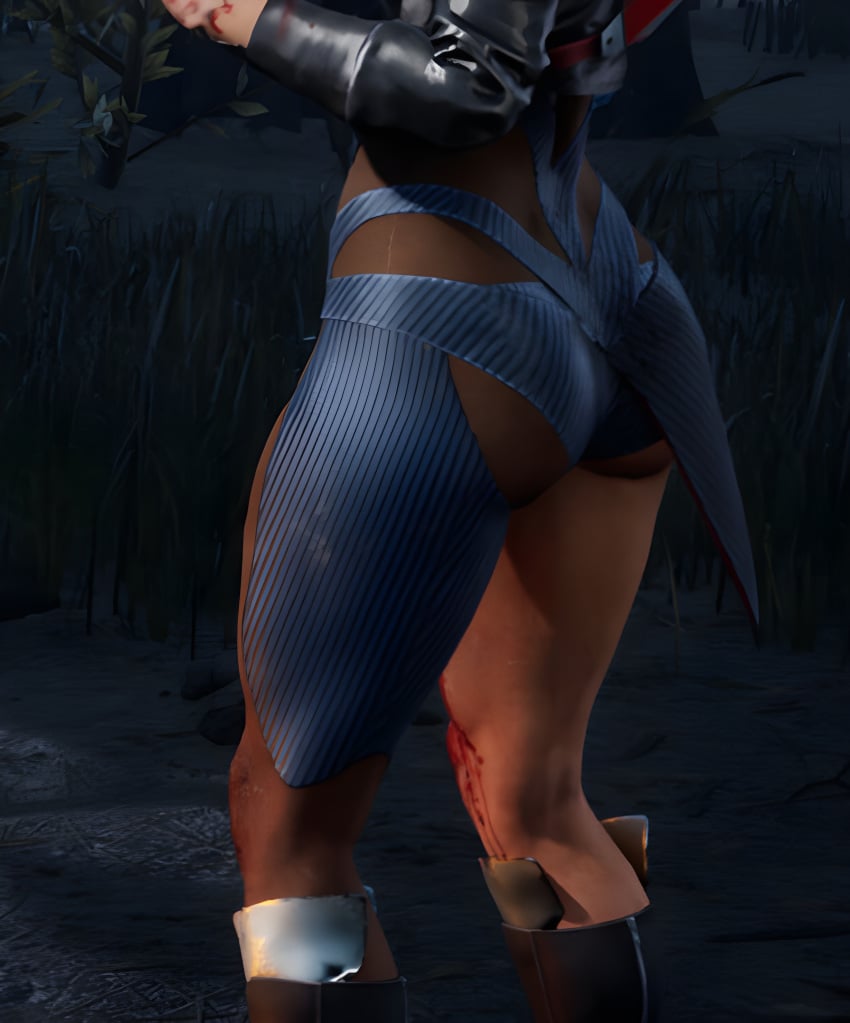 3d adriana_imai big_ass dbd dead_by_daylight game the_skull_merchant thick_thighs