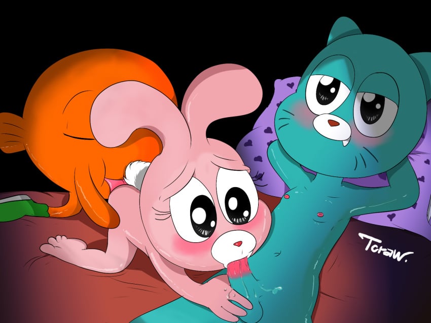 anais_watterson cartoon_network darwin_watterson gumball_watterson incest tecraudio the_amazing_world_of_gumball young